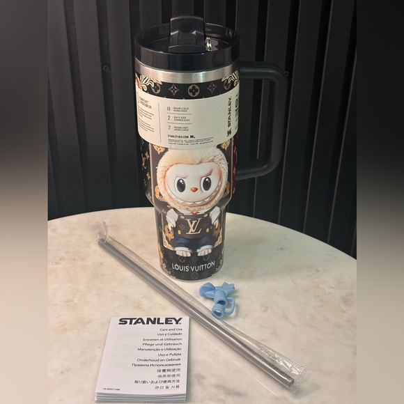 Stanley Labubu Black and Gold Character Tumbler - Picture 2 of 5